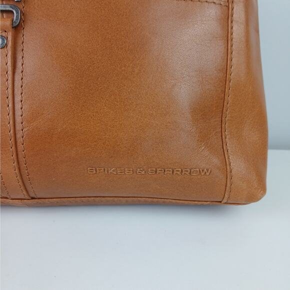 Leather Shoulder Bag - Toronto - Brandy Cognac Spikes & Sparrow Brown Leather Y2K Shoulder Bag SPK-1510 Cognac